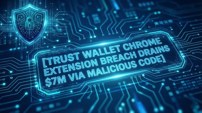 Trust Wallet Chrome extension security vulnerability illustration