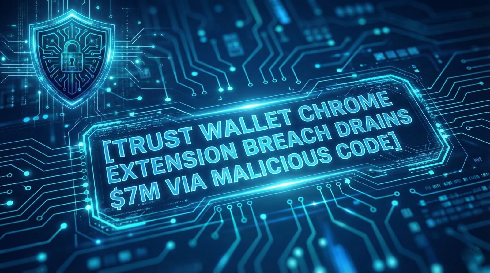 Trust Wallet Chrome extension security vulnerability illustration